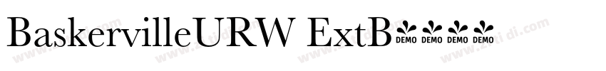 BaskervilleURW ExtB字体转换